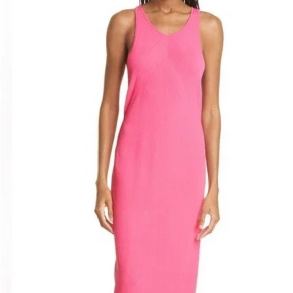 rag & bone Dresses & Skirts - Rag & Bone Pink Midi Dress with Elegant Silhouette
